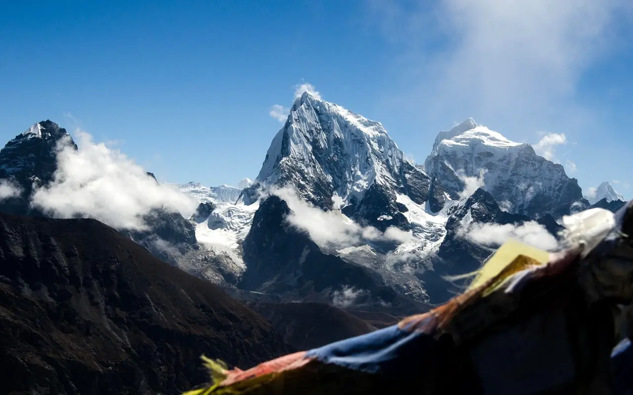 Mount Everest, also known as Sagarmatha in Nepali