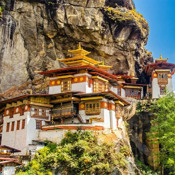 Prohlídka kláštera Taktsang v Bhútánu